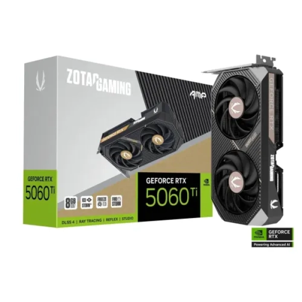 ZOTAC GAMING GeForce RTX 5060 Ti AMP 8GB GDDR7 Graphics Card